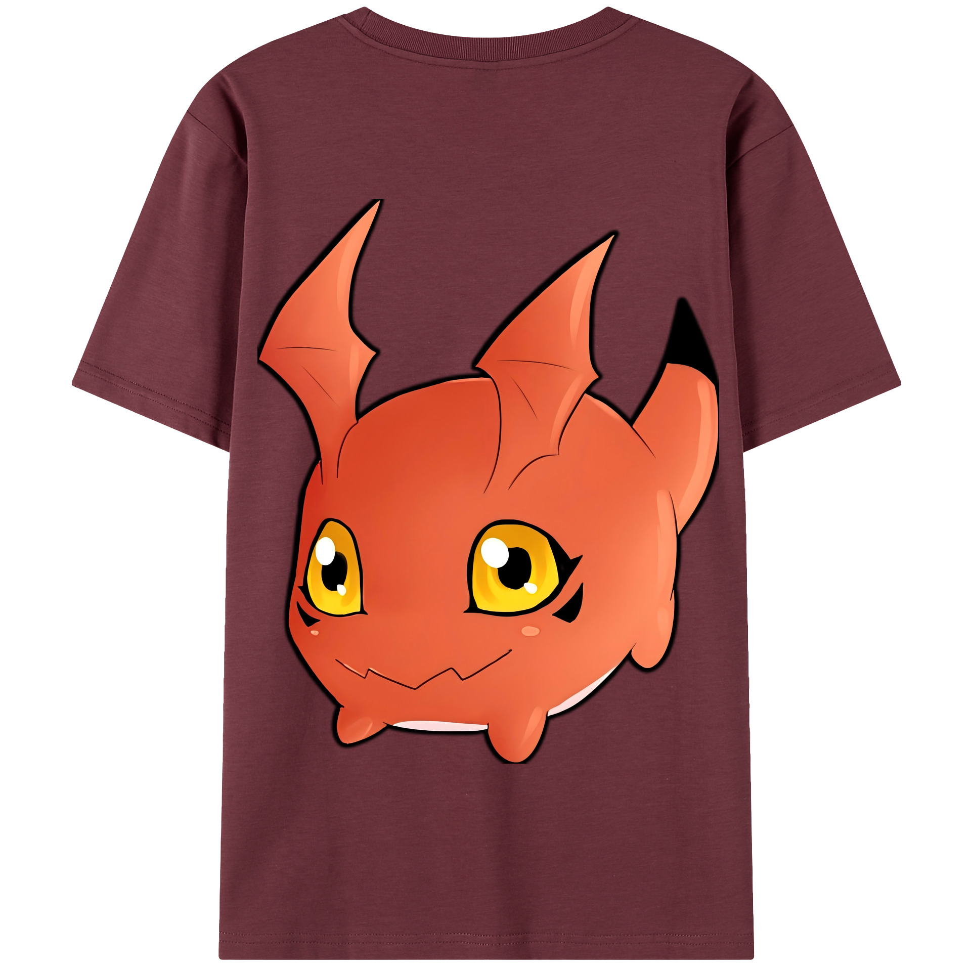 （画像用） Digimon デジタルモンスター/デジモン 綿100％半袖Tシャツ（背面プリント）